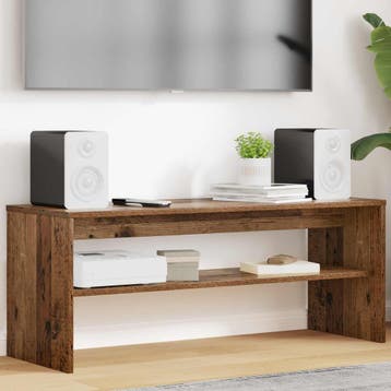 vidaXL TV-kast 100 x 35 x 40 cm Oudhout Bewerkt hout, Minder dan 50 cm, Verzenden, Nieuw, Minder dan 100 cm