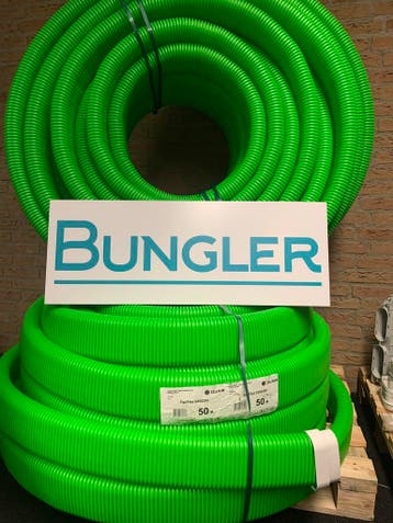 WTW Ovaal Kanaal 20m voor ( Ubbink Heatpex Hybalans Zehnder, Ophalen of Verzenden, Nieuw, Ventilator en Afzuiger
