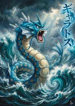 ANDSAL - Gyarados Japan Kanji Neon Pokémon Special Limited, Nieuw