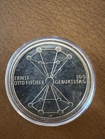 Duitsland. 20 Euro 2018 Ernst Otto Fischer 18g (.925) Silber