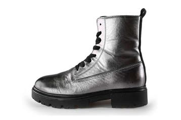 Muyters Veterboots Meisjes in maat 35 Zilver, Verzenden, Jongen of Meisje, Schoenen, Nieuw