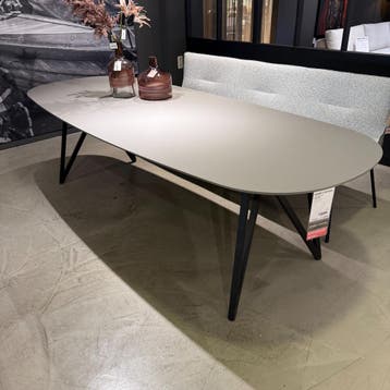 Eettafel DUTCHZ 110 - 260x105 - Tonvormig Grijs - House of, Nieuw, 150 tot 200 cm, Modern, 50 tot 100 cm
