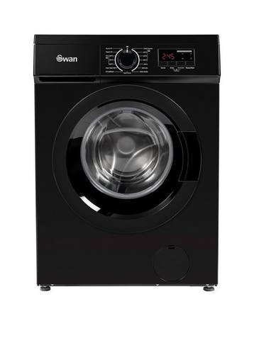 Swan SW75110B - Slimline Wasmachine - 7 kg - 1200 tpm -, Witgoed en Apparatuur, Wasmachines, Ophalen of Verzenden, Nieuw, Voorlader