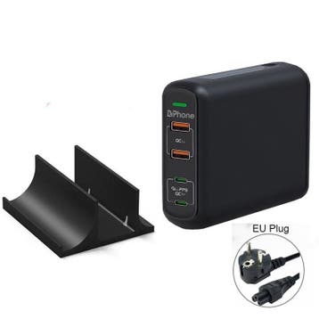 DrPhone 150W GaN Pro Multipoort Oplader - USB-hub - 4-poort, Verzenden, Nieuw