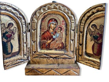 Icoon - Moeder Gods - Hout