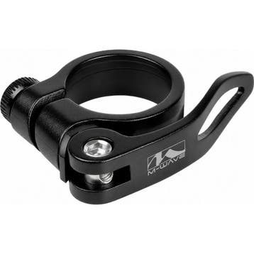M-Wave Zadelpenklem - Snelspanner - Aluminium - 34.9mm -..., Fietsen en Brommers, Fietsonderdelen, Ophalen of Verzenden, Nieuw