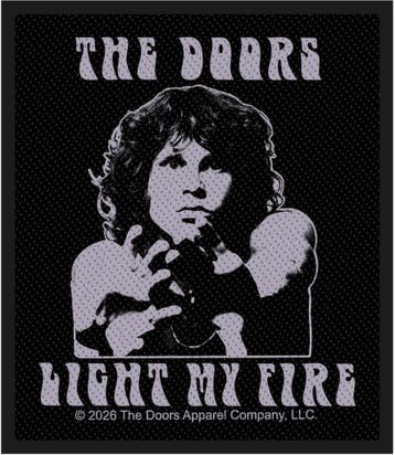 The Doors - Light My Fire - Patch officiële merchandise, Verzamelen, Ophalen of Verzenden, Nieuw, Kleding