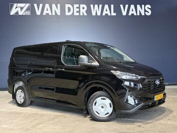 Ford Transit Custom 2.0 TDCI 136pk L1H1 Euro6 Airco | Camera, Stof, Gebruikt, Zwart, Dealer onderhouden