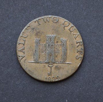 Gibraltar (Brits overzees gebied). 2 Quarts 1802. Robert