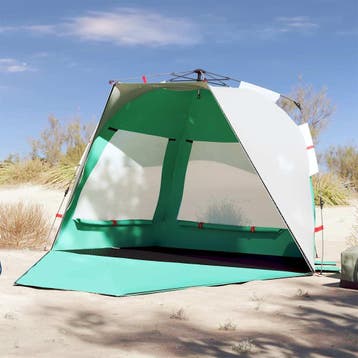 vidaXL strandtent 3-persoons waterdicht snelontgrendeling, Verzenden, Nieuw, Tot en met 2