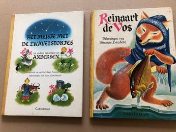 2 Hardcover Prentenboeken - Casterman - 1945 + 1958, Ophalen of Verzenden, Gelezen, Prentenboek