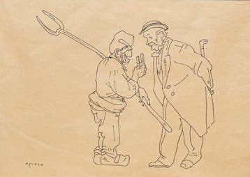 Ricardo Opisso Sala (1880-1966) - Conversación cotidiana