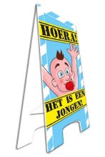 Hoera het is een jongen waarschuwingsbord, Ophalen of Verzenden, Nieuw