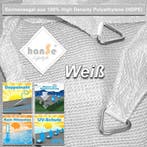 Zonnezeil - schaduwdoek - zonnescherm - 3x3x3 meter - wit, Tuin en Terras, Zonneschermen, Verzenden, Nieuw
