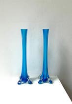 Vaas (2) - Overglas - 2 stangen vazen