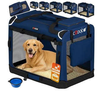 Hondentransportbox Blauw XXXL 101x69x70cm (Huisdieren), Verzenden, Nieuw