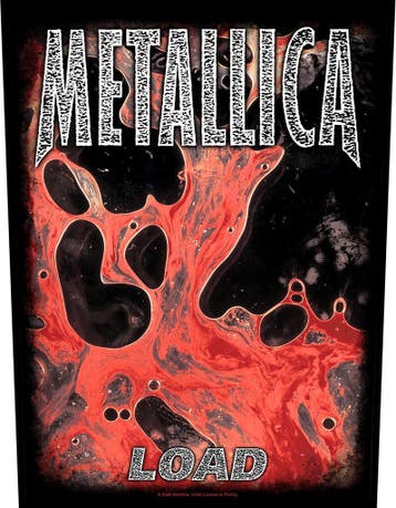 Metallica - Load - Rugpatch officiële  merchandise, Ophalen of Verzenden, Nieuw, Kleding
