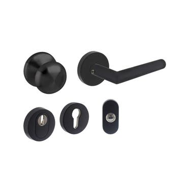 Intersteel voordeurset veiligheidsbeslag 4-delig SKG3***, Verzenden, Nieuw