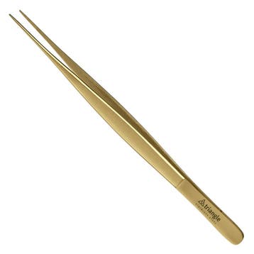 Triangle 15 cm Goudkleurig Precisiepincet – Elegante Pres., Tuin en Terras, Barbecue-accessoires, Ophalen of Verzenden, Nieuw