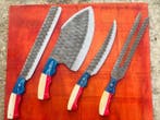 Keukenmes - Kitchen knife set - Staal, Hout - Italië