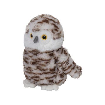 Sneeuwuil knuffel - pluche - 16 cm - vogel - dierenknuffel, Verzenden, Nieuw