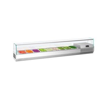 GGM Gastro | Opzetkoelvitrine PREMIUM PLUS - 1976x353mm - 9x, Verzenden