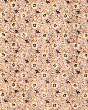 Viscose Linnen Bloemen Grijs, Hobby en Vrije tijd, Nieuw, Grijs