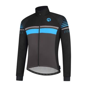 Rogelli Winterjack Hero Grijs/Zwart/Blauw, Fietsen en Brommers, Rogelli, Nieuw, Overige maten, Bovenkleding