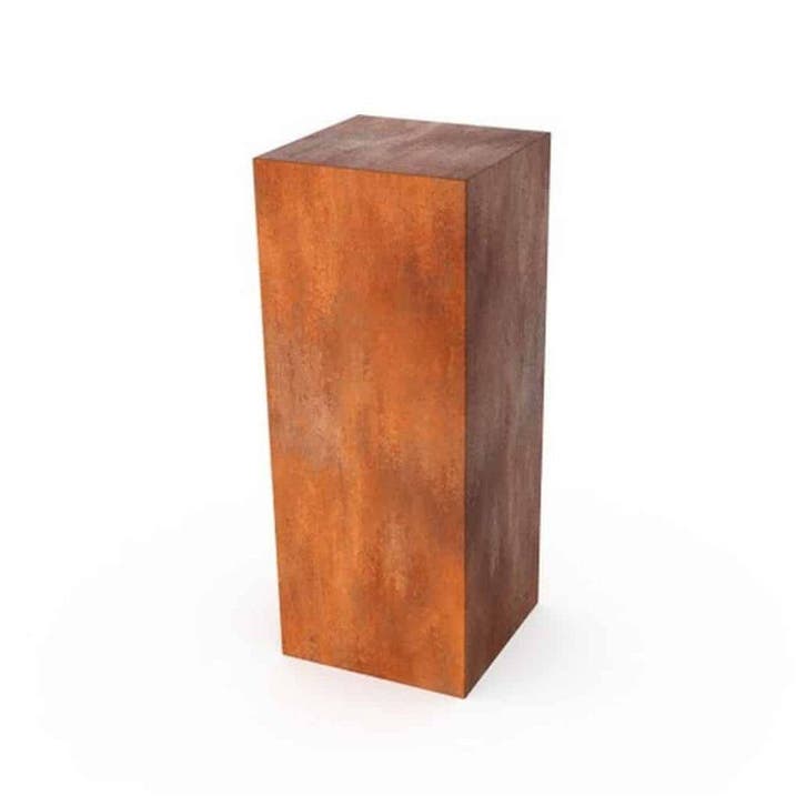 Geroba C2 sokkel vierkant 300x300x700mm - Cortenstaal, Tuin en Terras, Overige Tuin en Terras, Nieuw, Verzenden