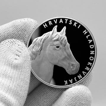 Kroatië. 4 Euro 2025 – Croatian Coldblood – 1 oz Silver coin