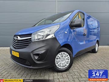 Opel Vivaro 1.6 CDTI L1H1 Airco Cruise Trekhaak 120pk euro 6, Gebruikt, Euro 6, Blauw, Lease