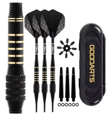 Soft Tip Dartpijlen 18g Set met Shafts en Opbergdoos, Verzenden, Nieuw