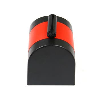 Spoel met afzetlint voor wandmontage  -  Wit & Rood  -  5 m, Verzenden