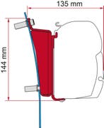 Fiamma Adapterkit Ford Transit H3, Caravans en Kamperen, Ophalen of Verzenden, Nieuw