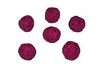 Rotan Stro Bal Fuchsia dia 4 cm 15 stuks, Ophalen of Verzenden, Nieuw