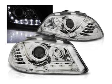 Daylight Chrome koplampen geschikt voor Seat Ibiza 6L, Verzenden, Nieuw, Seat
