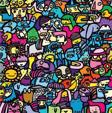 Kev Munday - Big Night Out - Limited Edition Giclee Print