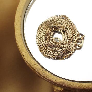 Gouden Venetiaanse schakelketting, Ophalen of Verzenden, Gebruikt, Goud, Goud