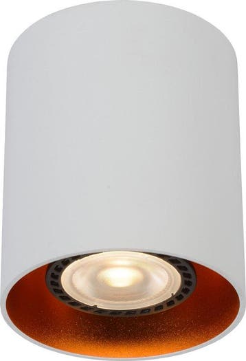Lucide BIDO - Plafondspot - Ø 8 cm - 1xGU10 - Wit, Huis en Inrichting, Lampen | Spots, Verzenden, Zo goed als nieuw