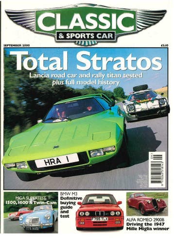 CLASSIC AND SPORTSCAR MGA1500 BMW M3 ALFA ROMEO 2900B 1947, Boeken, Verzenden, Gelezen, Algemeen