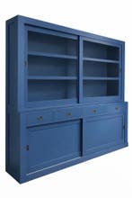 Buffetkast blauw Hasselt 220cm, Ophalen of Verzenden, Nieuw