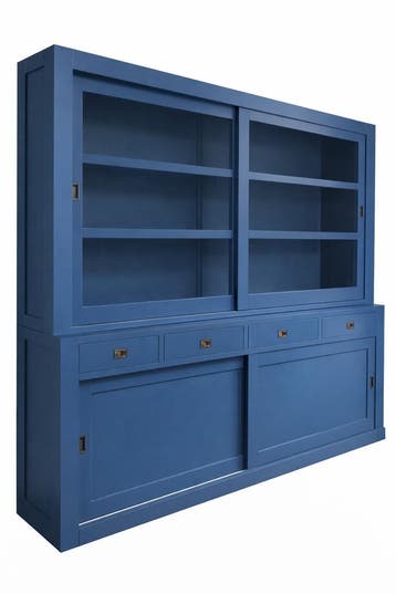 Buffetkast blauw Hasselt 220cm, Ophalen of Verzenden, Nieuw