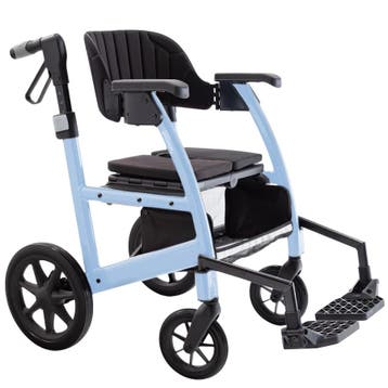 Triumph Prestige rolstoel/rollator 2 in 1. - Sky Blue, Ophalen of Verzenden, Nieuw