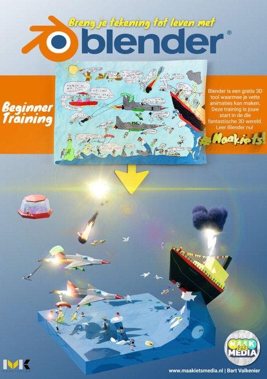 9789462712584 Blender Bart Valkenier, Boeken, Informatica en Computer, Nieuw, Verzenden