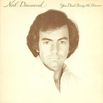 LP gebruikt - Neil Diamond - You Dont Bring Me Flowers, Verzenden, Zo goed als nieuw, Overige formaten