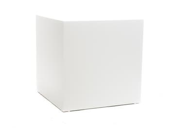 Wit glossy podium 50 x 50 x 50 cm B-BKP-009