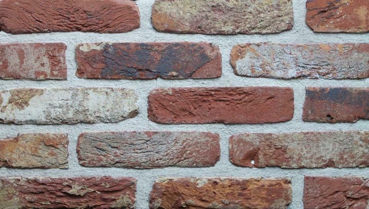 art. 8298 rood wit zwart nuance moduul 50 gevelstenen, Doe-het-zelf en Verbouw, Metselstenen, Bakstenen, Nieuw