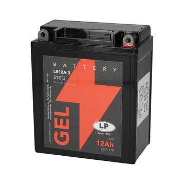 Landport (LP) LB12A-3 motor GEL accu 12 volt 12,0 ah (51213, Motoren, Ophalen of Verzenden, Nieuw