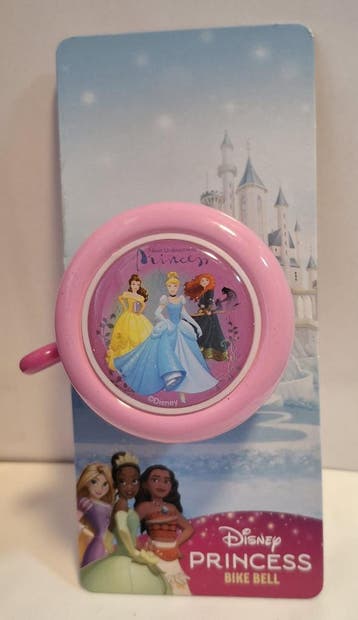 Volare Disney Princess Fietsbel Kind Lichtroze, Nieuw