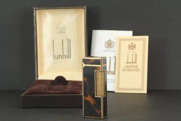 Dunhill - Rollagas - Zakaansteker - Verguld, Marble Lacquer, Verzamelen, Nieuw
